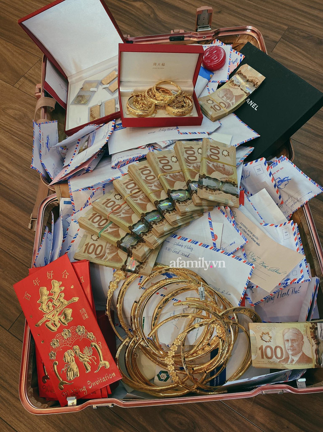 Một phần số quà cưới khủng của cặp đôi Ken Vũ và Thu Trần.