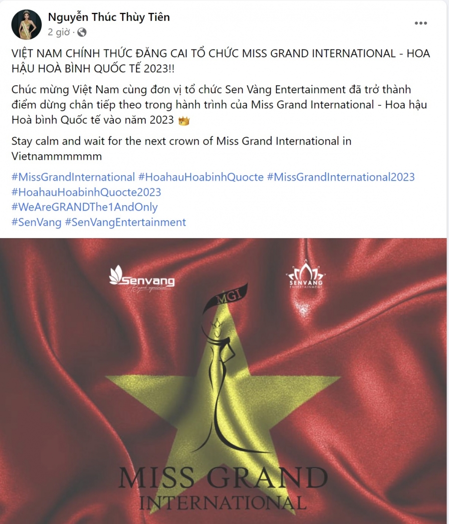 Việt Nam đăng cai Miss Grand International 2023 - Ảnh 2