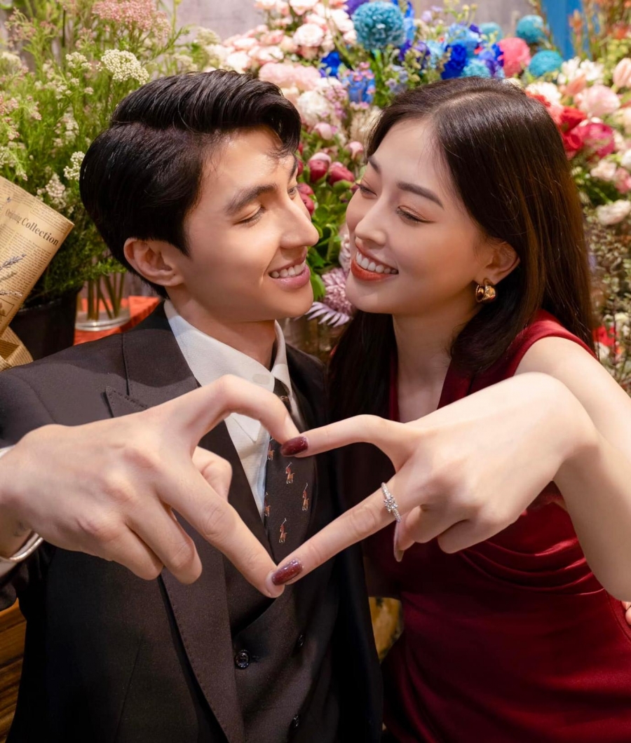 Á hậu Phương Nga và diễn viên Bình An là cặp đôi đẹp nhận được nhiều sự yêu mến từ công chúng.