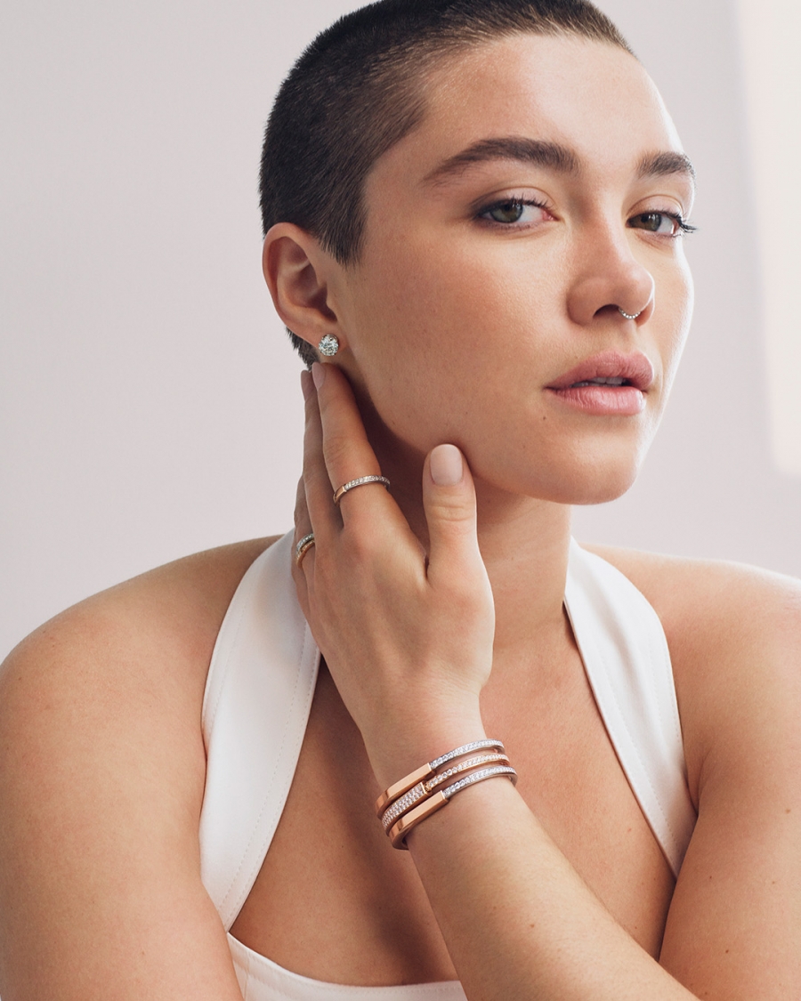 Florence Pugh. (Ảnh: Tiffany & Co.)