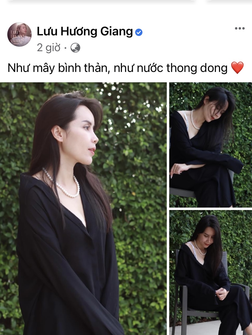 Lưu Hương Giang tiếp tục đăng status ẩn ý.