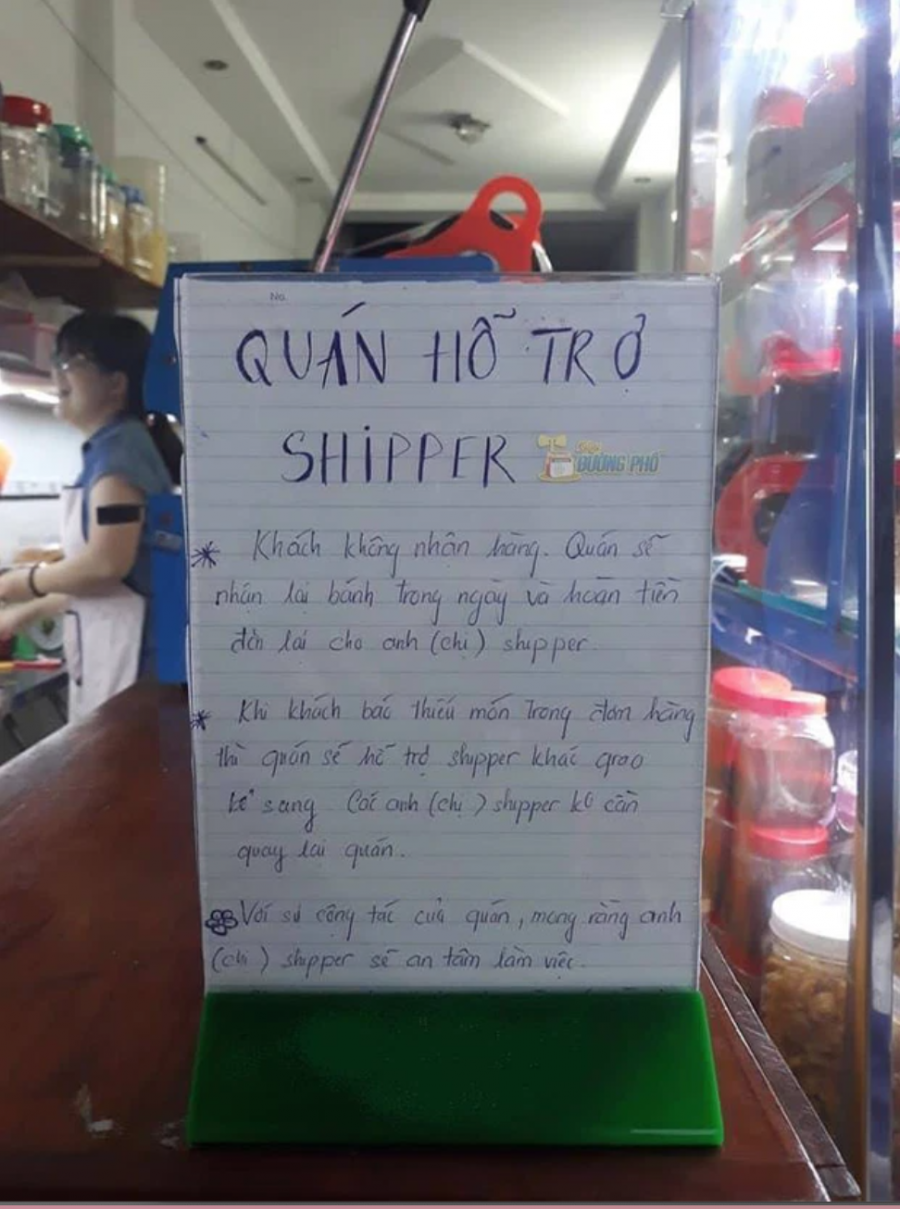 Tuyên bố hoàn tiền cho shipper khi khách không nhận đơn, 1 nhà hàng được netizen tìm tên để ủng hộ - Ảnh 7