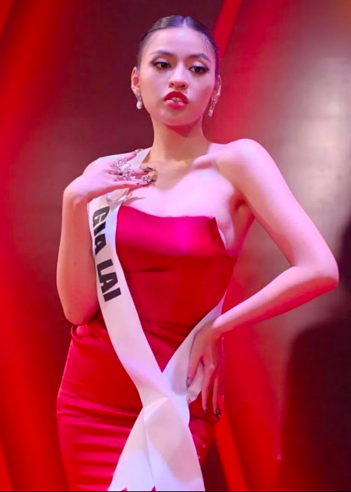 Trần Thanh Tâm gây tranh cãi khi thi Hoa hậu Thể thao 2022.