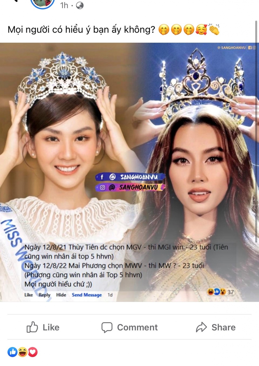 Loạt điểm chung bất ngờ của Tân Hoa hậu Mai Phương và Miss Grand Thùy Tiên