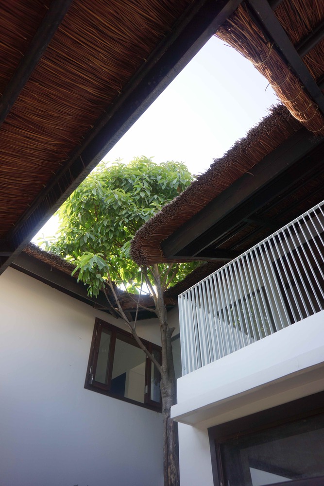 Mái nhà lợp bằng tranh theo kiến trúc truyền thống cũng có tác dụng 'điều hòa không khí' trong nhà, giúp ban ngày mát mẻ và ban đêm ấm áp hơn.