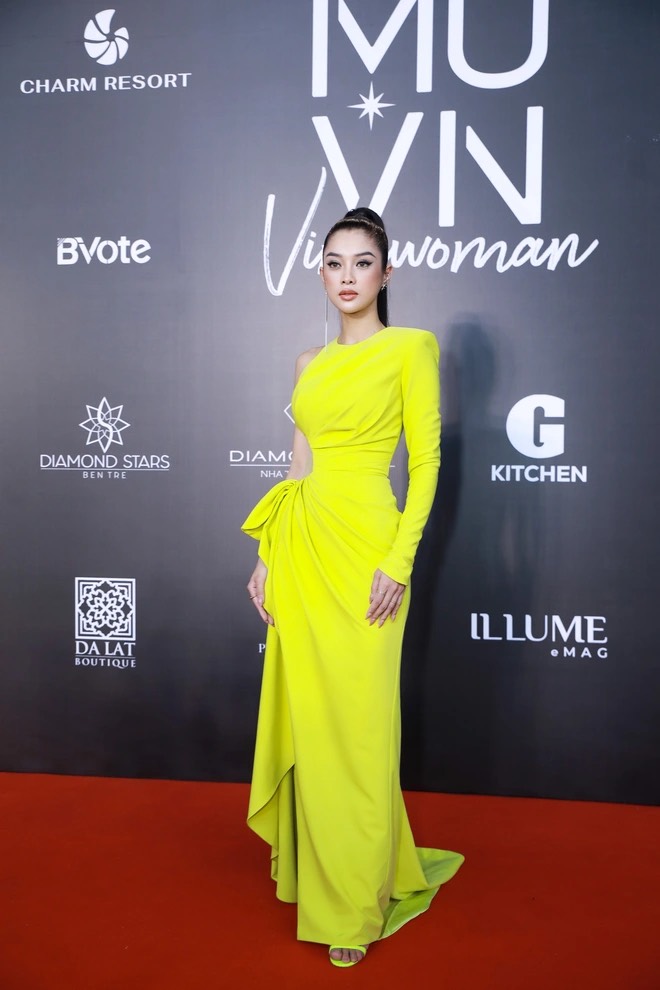 Thảm đỏ Hoa hậu Hoàn vũ Việt Nam: Khánh Vân lộ diện cùng vương miện, Mâu Thủy hở bạo - Ảnh 14