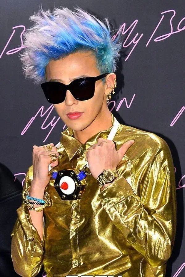 G-Dragon đã từng để mái tóc cầu vồng cách đây khá lâu