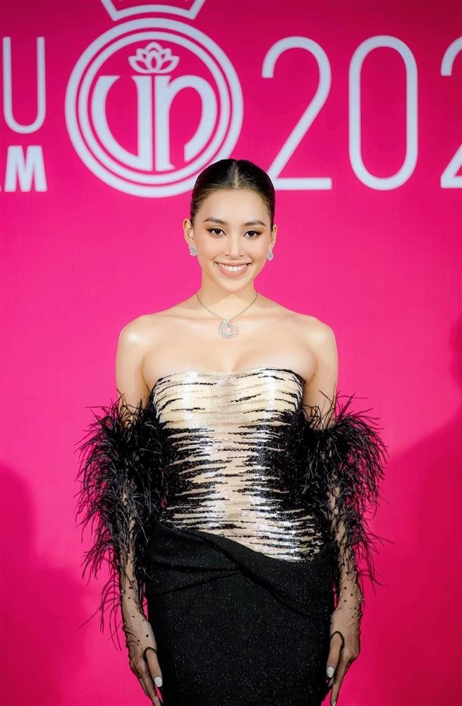 Mút đệm ngực lồ lộ làm cho trang phục của Hoa hậu Việt Nam 2018 trở nên kém duyên.