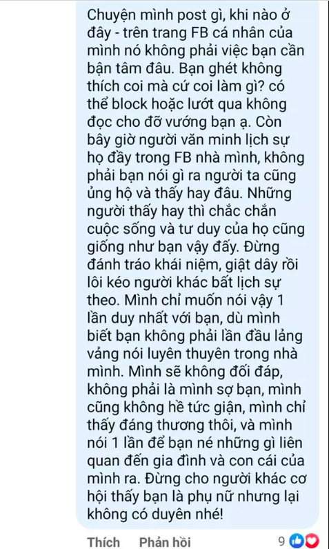 Phạm Quỳnh Anh viết 1 tràng văn đáp trả khi bị mỉa mai 'ly hôn nhớ giấu'.