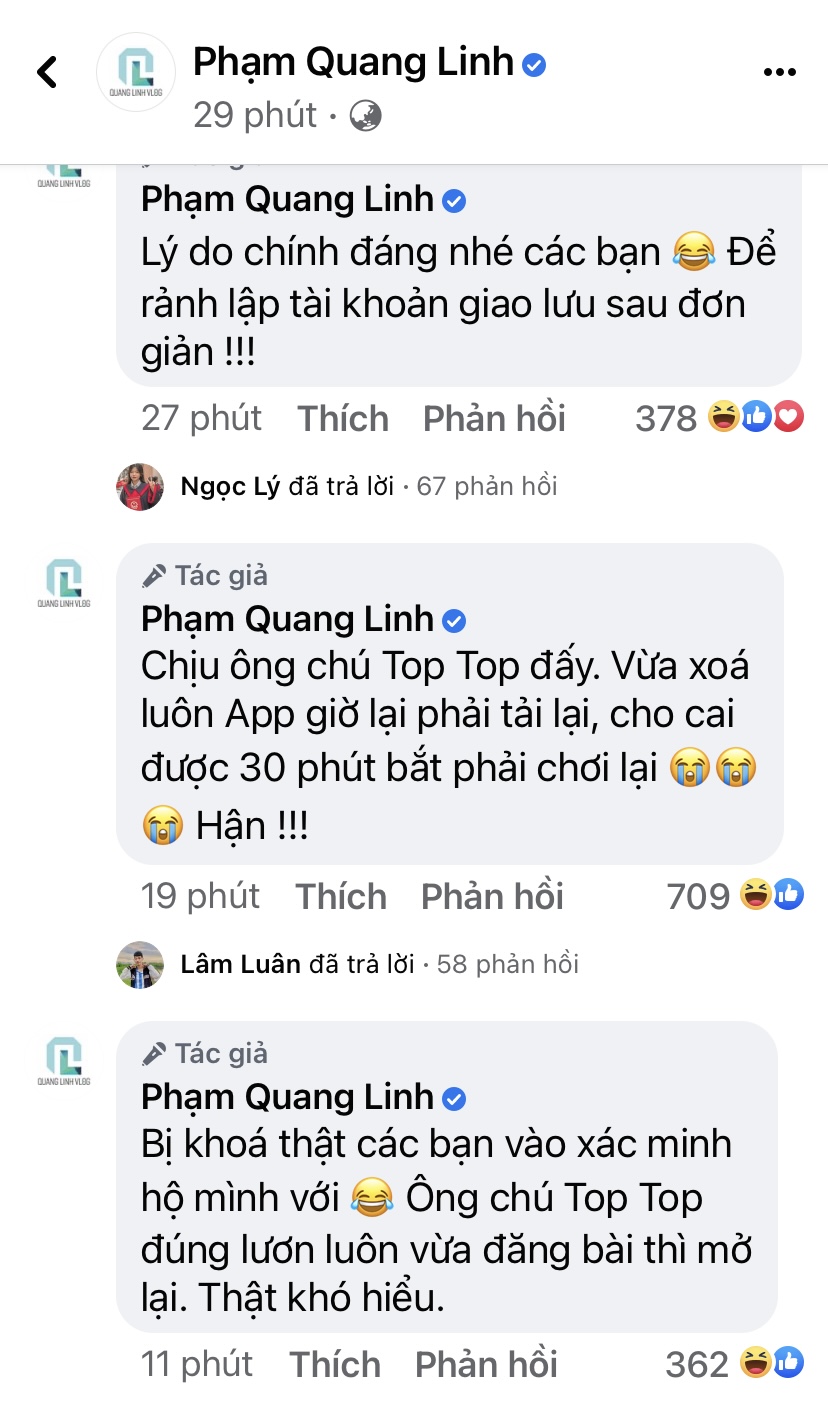 Kênh TikTok của Quang Linh Vlogs bất ngờ 'bay màu' trước giờ livestream - Ảnh 6