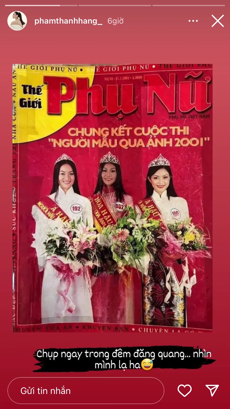 Thanh Hằng tự khui nhan sắc khi đăng quang Hoa hậu cách đây 20 năm trước - Ảnh 1