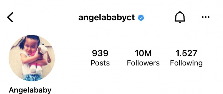 Angelababy cán mốc 10 triệu follow trên Instagram