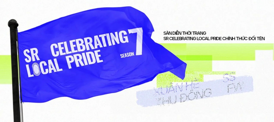 Lá cờ sắc xanh đại diện cho sàn diễn SR Celebrating Local Pride 7