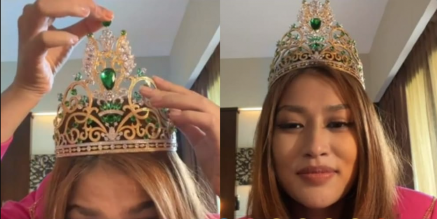 Đoàn Thiên Ân lo lắng khi vương miện Miss Grand Vietnam 2022 bị hỏng  - Ảnh 2