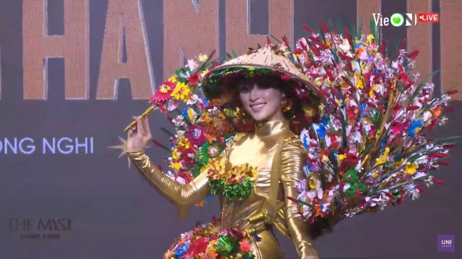 Những bộ cánh ấn tượng trong đêm Trình diễn Trang phục Dân tộc tại Miss Universe Việt Nam 2022 - Ảnh 10