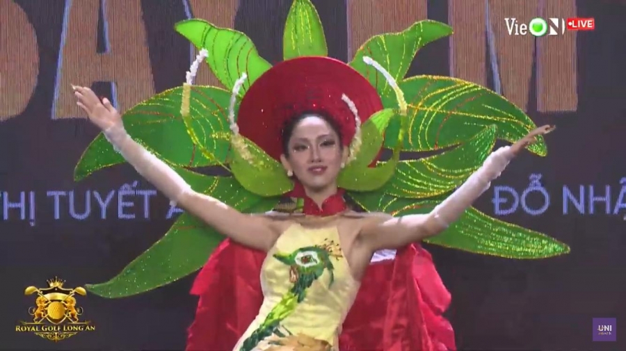 Những bộ cánh ấn tượng trong đêm Trình diễn Trang phục Dân tộc tại Miss Universe Việt Nam 2022 - Ảnh 15