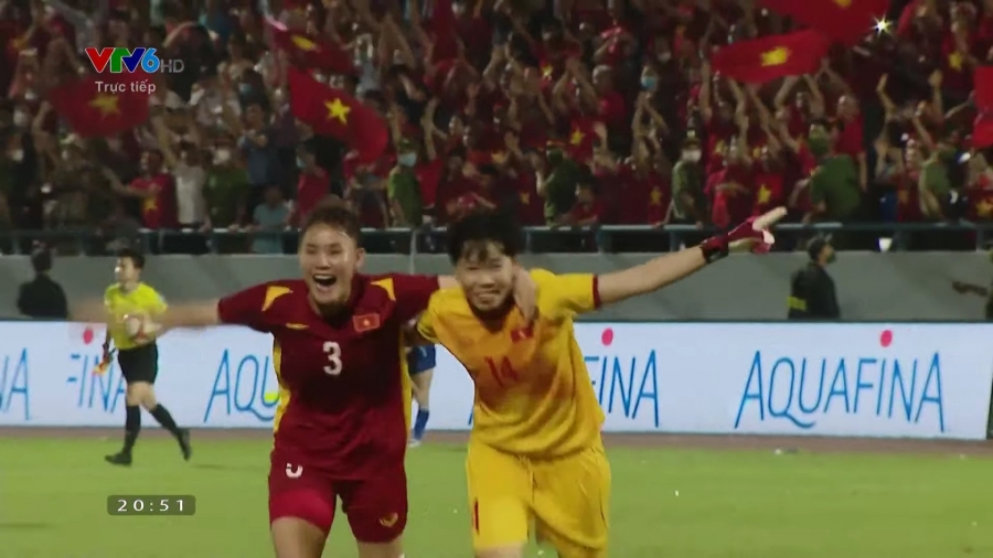 Đội tuyển bóng đá nữ Việt Nam vô địch SEA Games 31 với tỉ số sát sao 1-0 - Ảnh 3