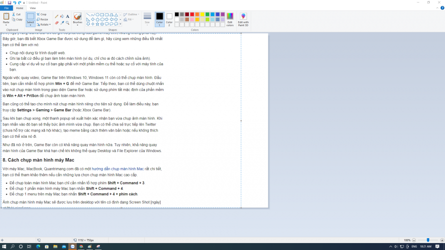 Cách chụp màn hình máy tính Windows, Macbook, chụp ảnh màn hình nhanh dễ dàng - Ảnh 10