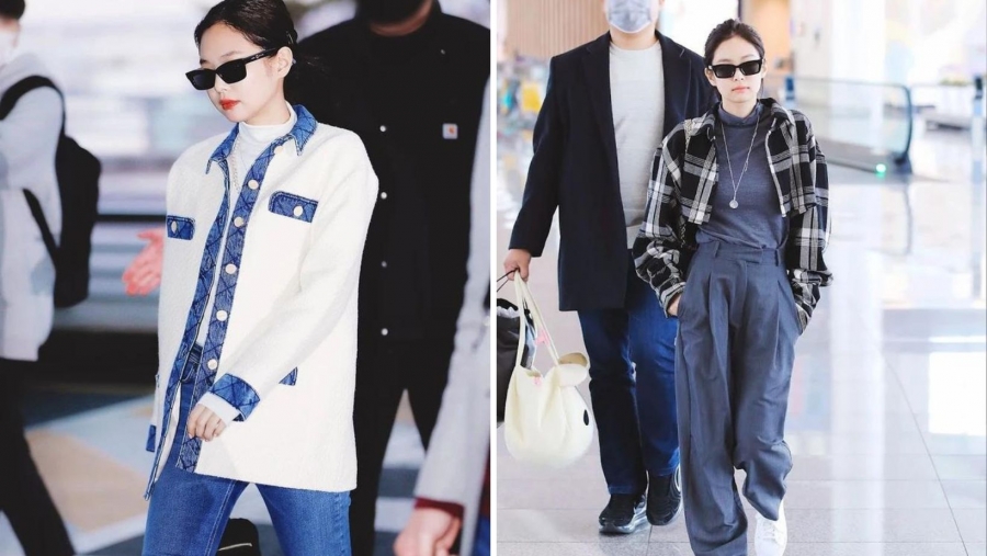 Phong cách lạnh lùng và sự tự tin biến sân bay thành sàn diễn cá nhân của Jennie. Mỗi lần cô xuất hiện tại sân bay đều gây bàn tán, trang phục được tìm mua.