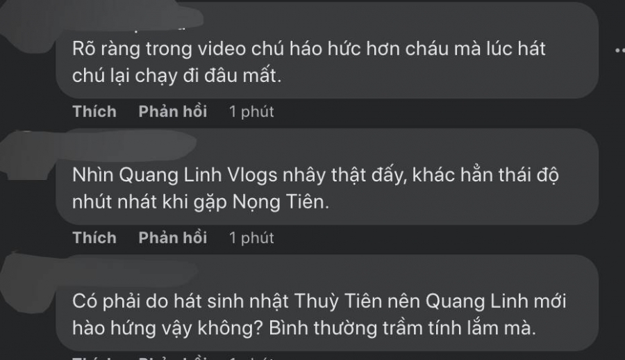 Thái độ hớn hở của Quang Linh Vlogs khiến nhiều người hâm mộ phải bật cười.