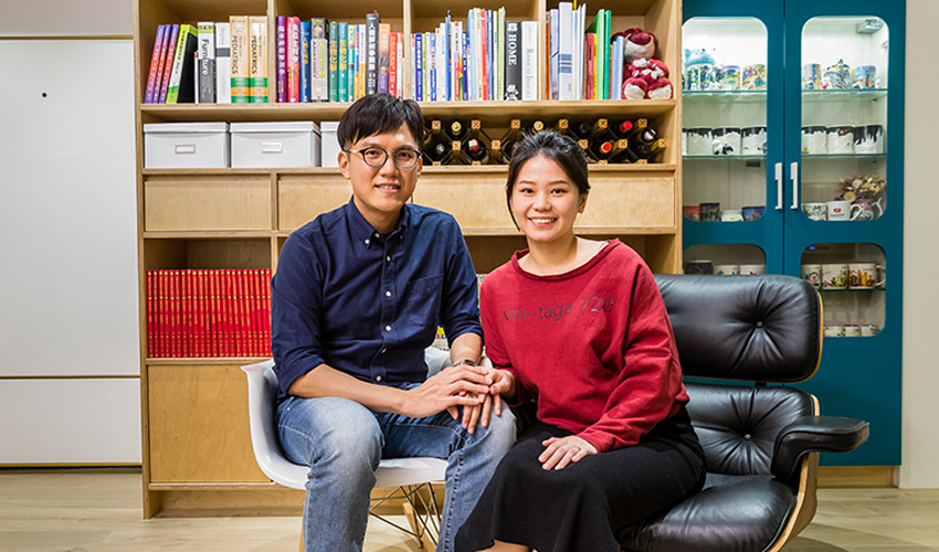 Bác sĩ Lâm cùng vợ tại Đài Bắc (Đài Loan) đã dành thời gian lên kế hoạch cải tạo căn hộ cũ đang sinh sống để chào đón sự xuất hiện của thành viên mới. 