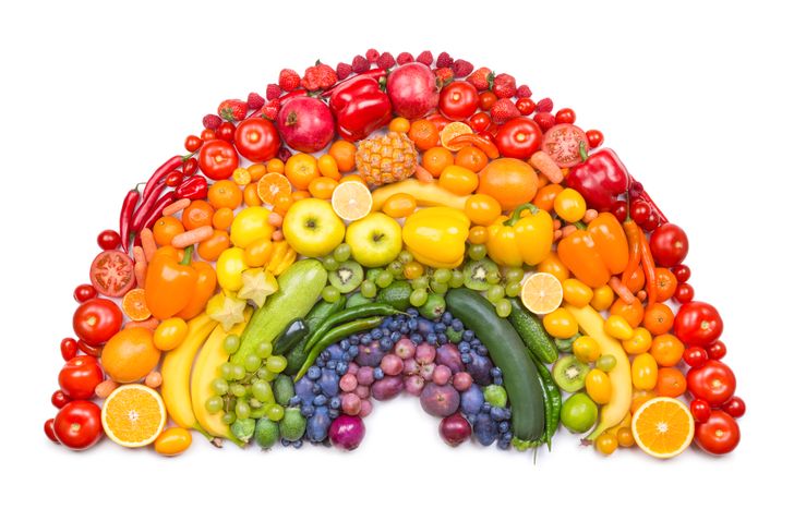 Giảm cân lành mạnh với chế độ ăn kiêng cầu vồng Rainbow Diet - Ảnh 1