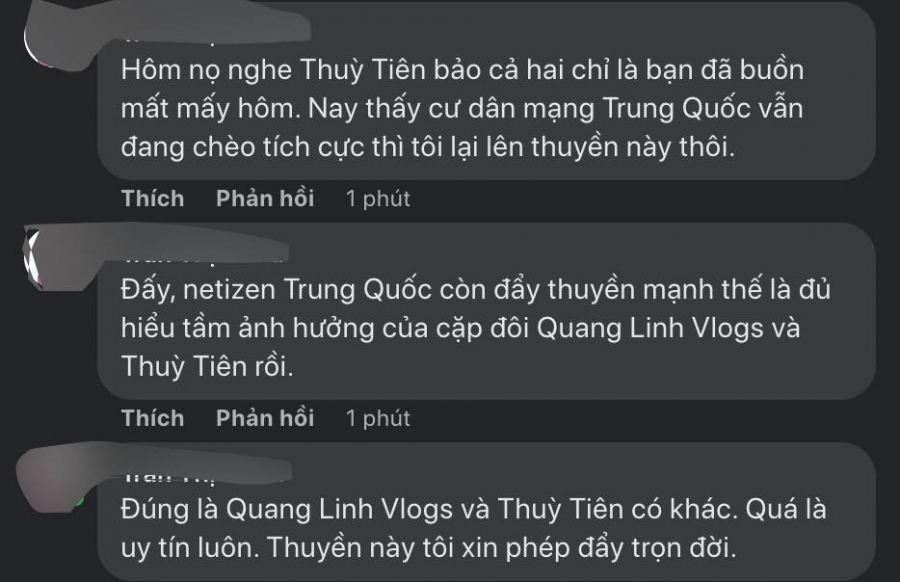 Netizen Trung Quốc tích cực đẩy thuyền Quang Linh Vlogs – Thuỳ Tiên - Ảnh 5