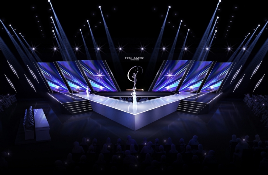 Sân khấu Miss Universe Việt Nam được nhận xét là vô cùng hoành tráng
