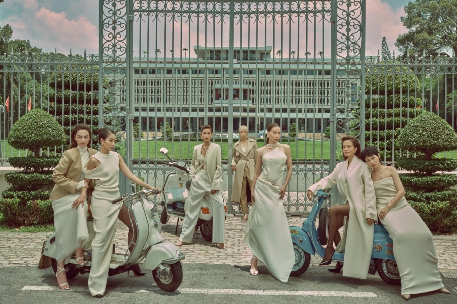Những hình ảnh đậm tính fashion nhưng vẫn đầy giá trị văn hóa trong bộ ảnh mới của team Hồ Ngọc Hà.
