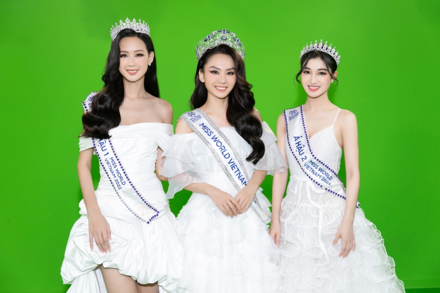 Người đẹp Doãn Hải My dành nhiều lời khen ngợi cho Top 3 Hoa hậu Thế giới Việt Nam 2022.