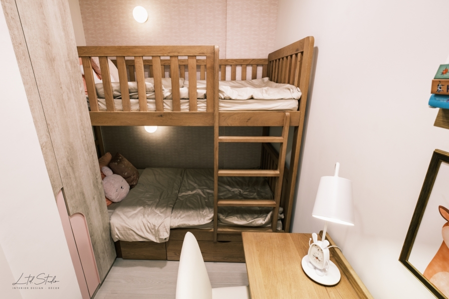 Phòng ngủ nhỏ xinh của 2 bé