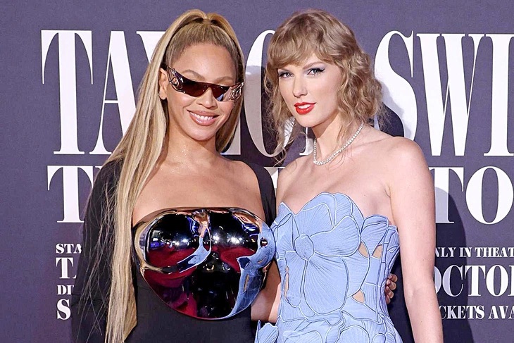 Taylor Swift và Beyoncé không chấp nhận định kiến ép buộc họ phải cạnh tranh nhau - Ảnh: Getty Images