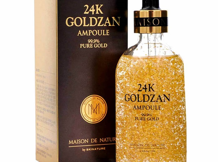 Serum vàng 24k Goldzan Ampoule có thiết kế đơn giản nhưng đầy tinh tế mà đẹp mắt.