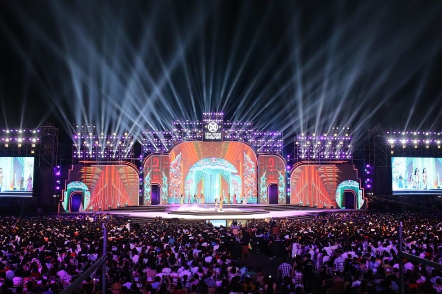 Thiết kế sân khấu của chung kết Miss World Vietnam được cho là 'đạo nhái'