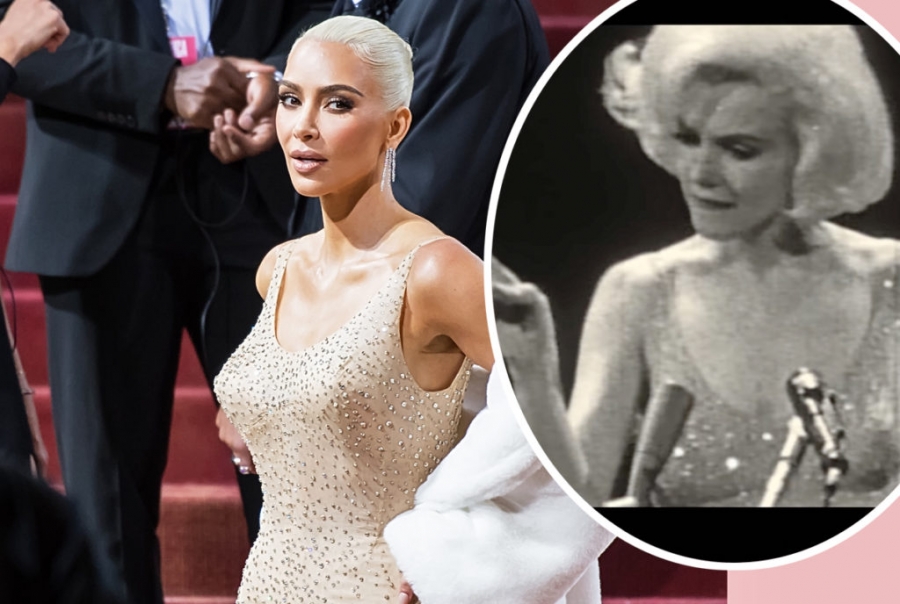 Kim 'nhựa' đã phá nát bươm chiếc váy huyền thoại của cố minh tinh Marilyn Monroe sau khi diện nó lên thảm đỏ Met Gala năm nay.