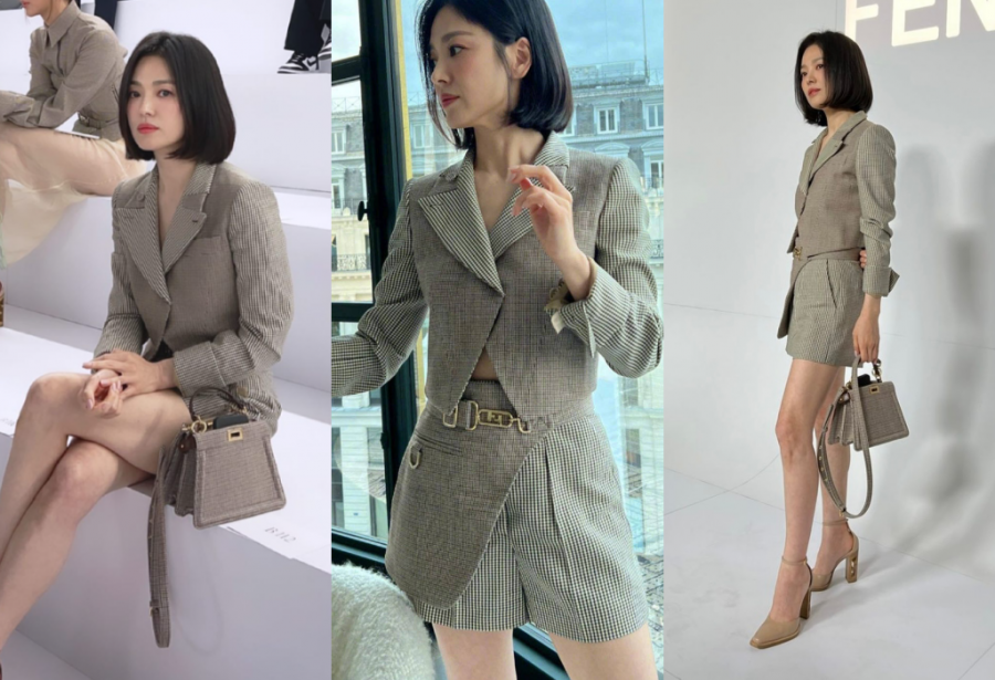 Song Hye Kyo nổi bật tại show diễn Fendi với gu thời trang thanh lịch mà sang trọng.