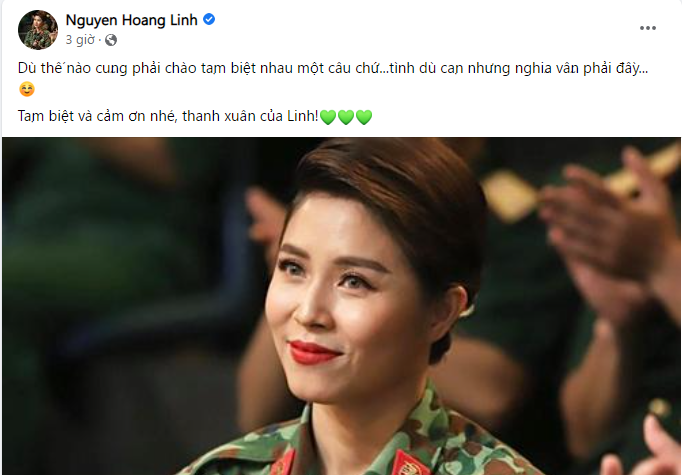 MC Hoàng Linh chia tay 'Chúng tôi là chiến sĩ' sau 15 năm, tiếc nuối vì không kịp tạm biệt khán giả - Ảnh 1