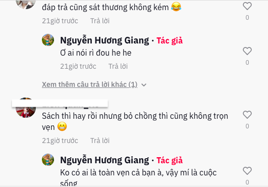 Hương Giang không ngại phản pháo những bình luận tiêu cực.