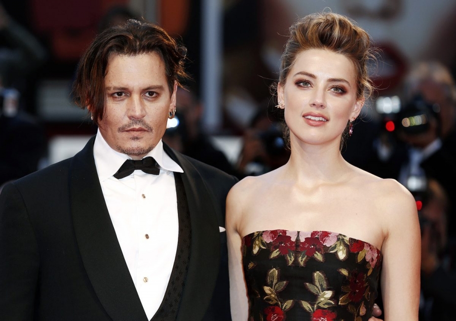 Johnny Depp và Amber Heard.