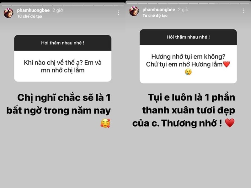 'Hoa hậu quốc dân' cũng liên tục úp mở dự định về Việt Nam qua các bài đăng tải trên Instagram