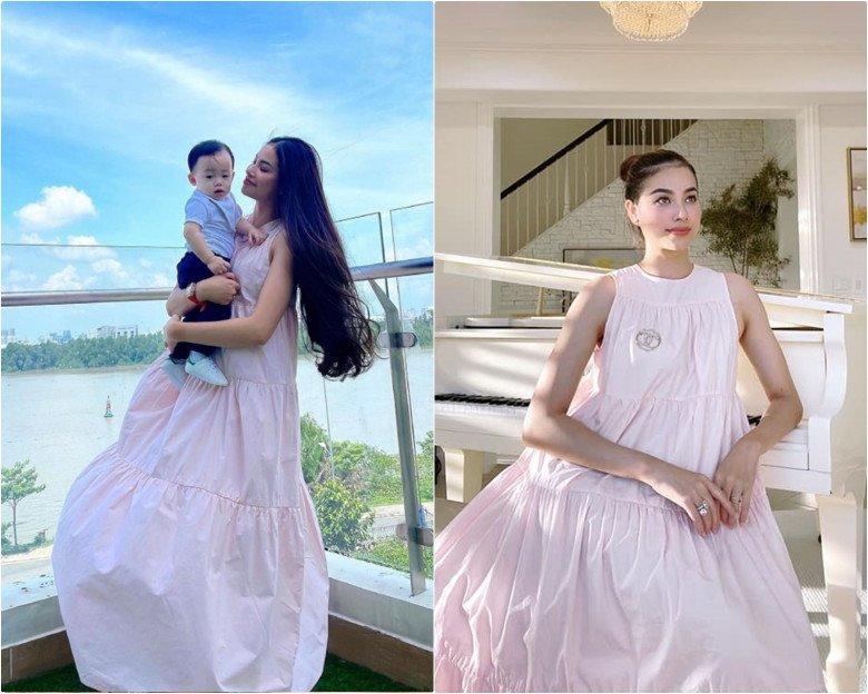 Cô mang những mẫu váy này về Việt Nam vì rất hợp với thời tiết nóng bức ở quê nhà.
