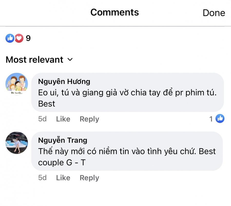 Fan nghi vấn chia tay giả để PR phim