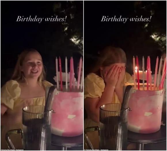 Vài ngày trước, nhóc tì đã đón sinh nhật lần thứ 11 của mình cùng gia đình và được bố mẹ cùng các anh chia sẻ khoảnh khắc hạnh phúc này lên Instagram.