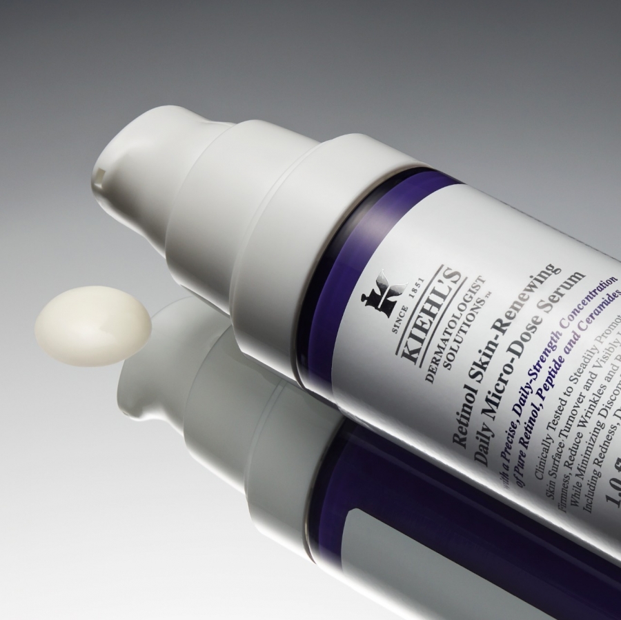 Công nghệ Micro-Dose đã giúp cho Kiehl’s tung ra sản phẩm chống lão hóa Retinol Skin-Renewing Daily Micro-Dose Serum