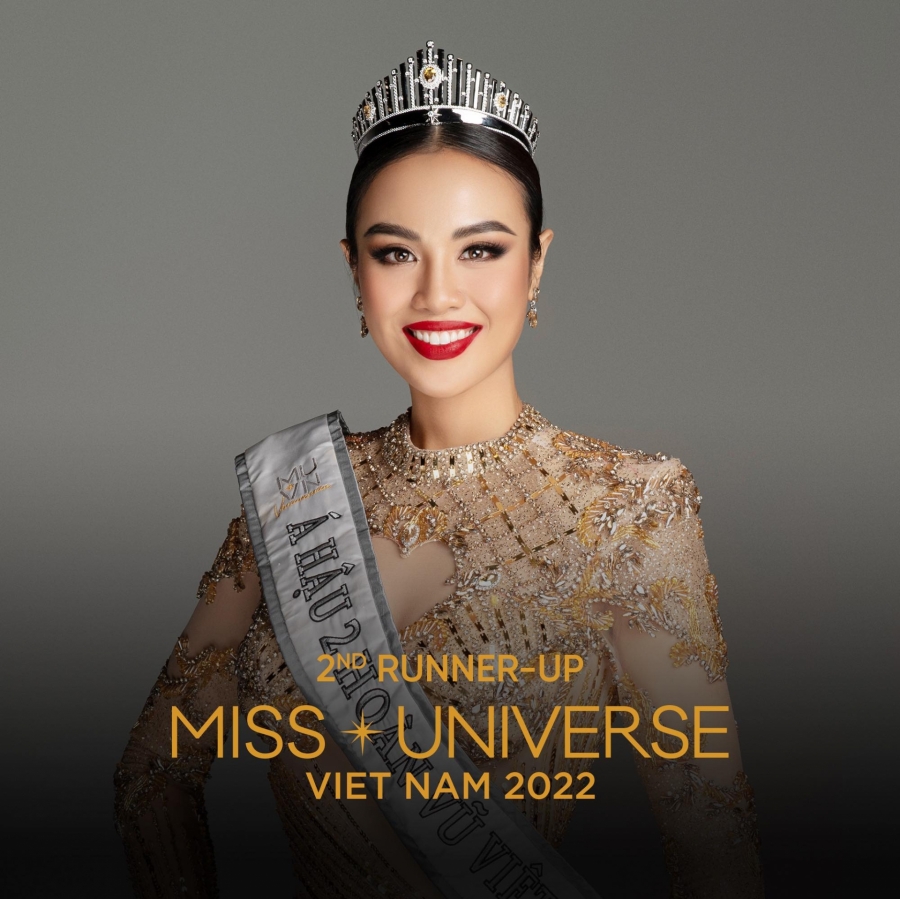 Huỳnh Phạm Thủy Tiên giành giải Á hậu 2 tại Hoa hậu Hoàn vũ Việt Nam 2022
