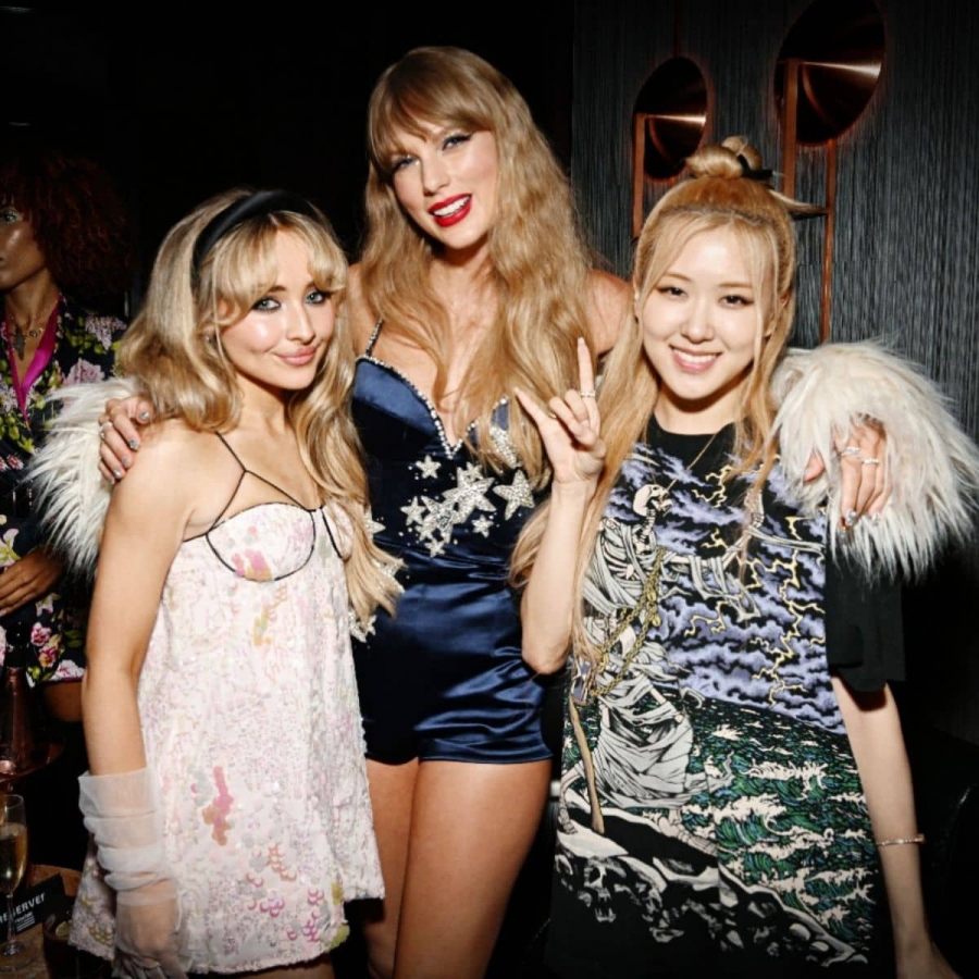 Rosé đã chụp hình thân thiết cùng Taylor Swift và Sabrina Carpenter