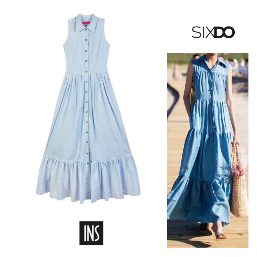 Một kiểu váy khá basic nhưng INS và SIXDO lại 'trùng ý tưởng' đến lạ thường.