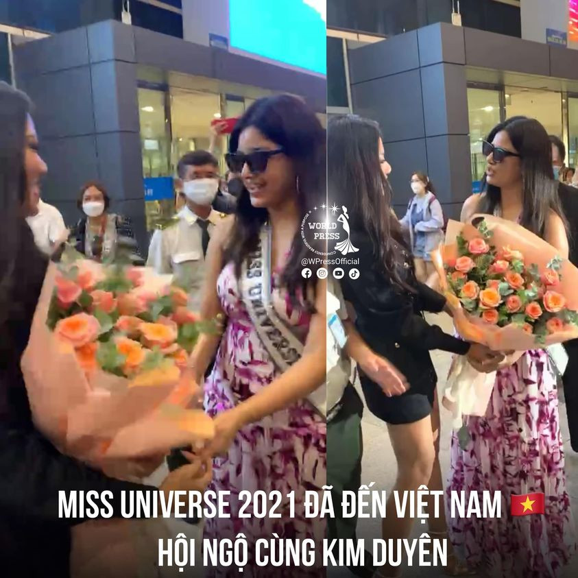 Đương kim Miss Universe xuất hiện tại Việt Nam