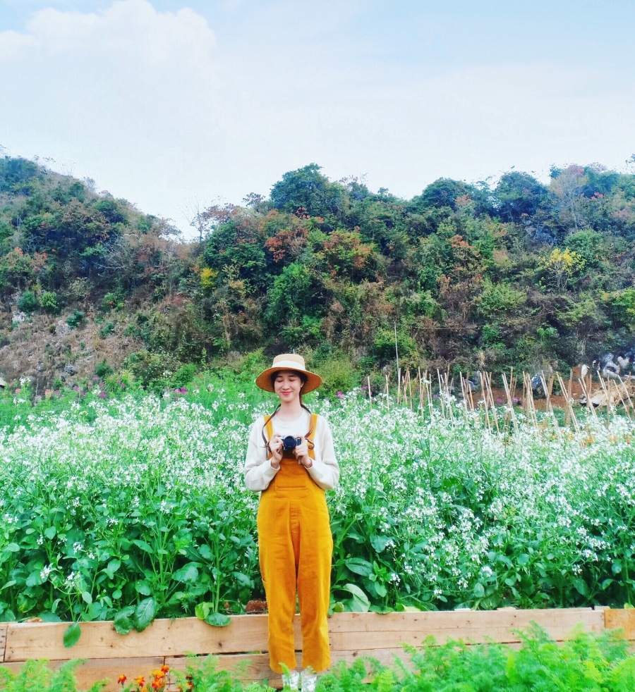 Nguyễn Diệu Linh yêu thích cuộc sống gần gũi với thiên nhiên.