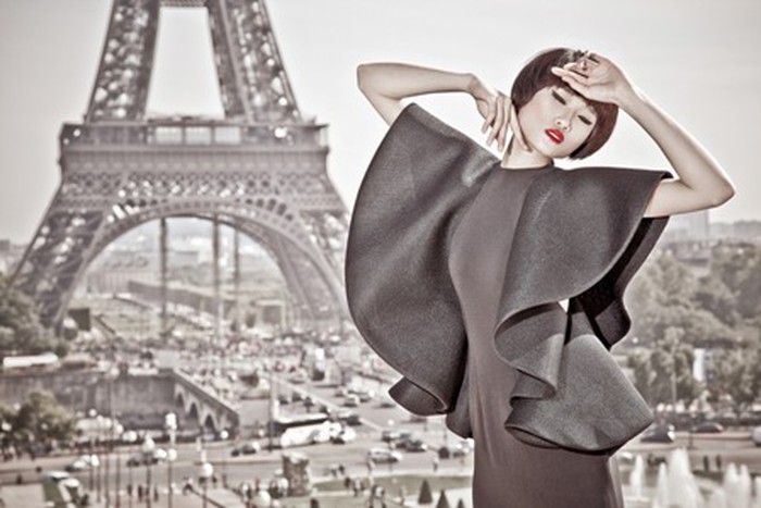 Người mẫu Kha Mỹ Vân là một trong số ít người mẫu Việt thành công ở thị trường quốc tế.